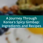 A Journey Through Korea’s Spicy Gimbap: Ingredients and Recipes