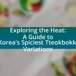 Exploring the Heat: A Guide to Korea’s Spiciest Tteokbokki Variations