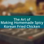The Art of Making Homemade Spicy Korean Fried Chicken